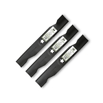 3-Pack High Lift Lawn Mower Blades, 48 Inch Deck, Compatible with Craftsman, AYP, Poulan, Husqvarna, YTH, Replacement for 180054, 173920, 5321